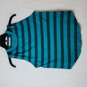 We the Free Women's Tank Top Stripes Turquoise Size Small
